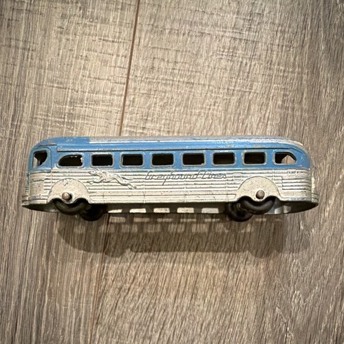Vintage cast iron toy - vintage, bus
